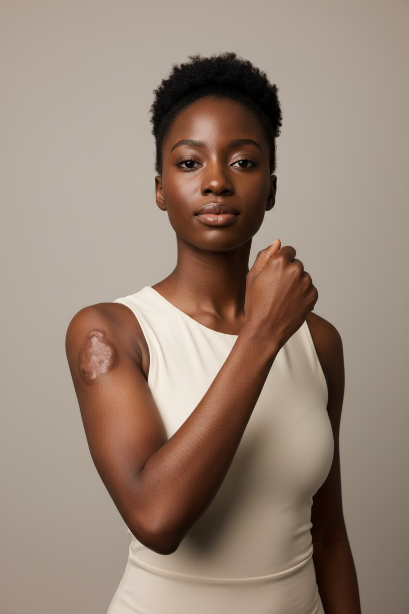 Chéloïde et cicatrice sur peau noire : causes, prévention et soins