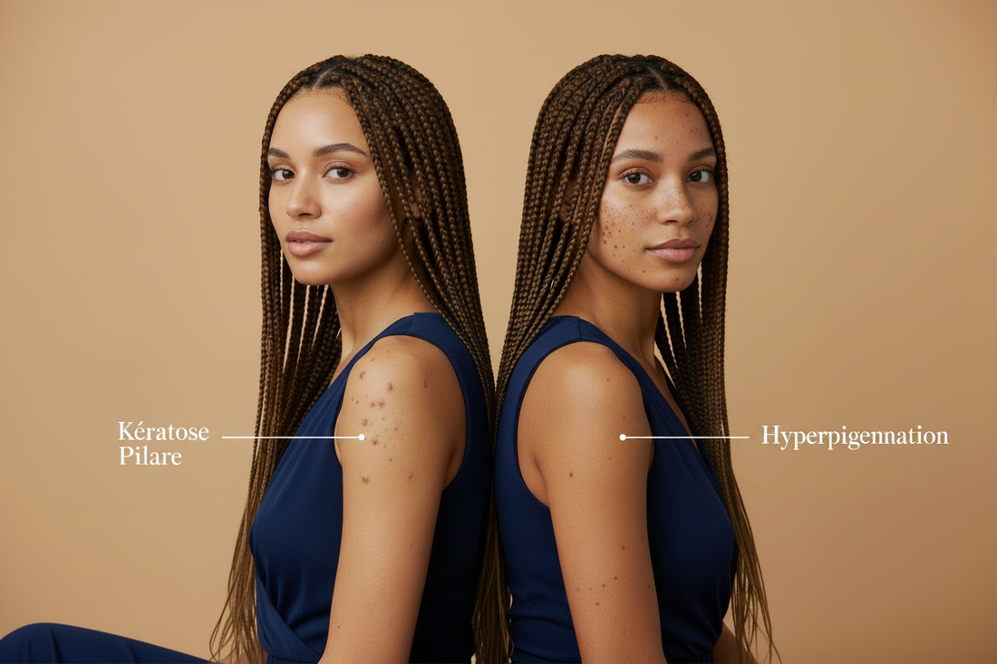 Peau de poulet (Kératose pilaire) vs Tache hyperpigmentaire : comment faire la différence ?
